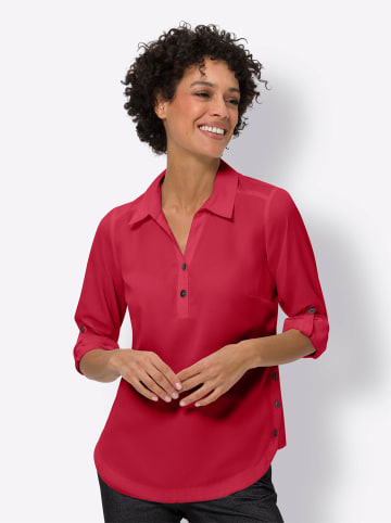 Sieh an! Schlupf-Bluse in rot
