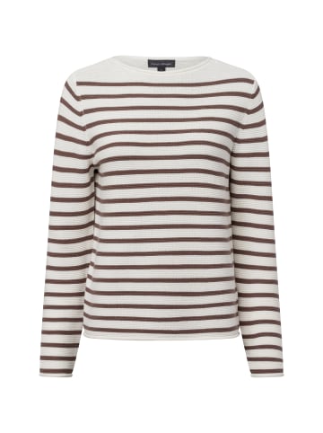 Franco Callegari Strickpullover in weiß braun - 0012