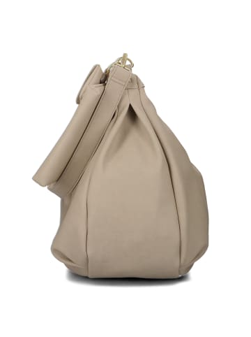 Zwei Lola Schultertasche 47 cm sand