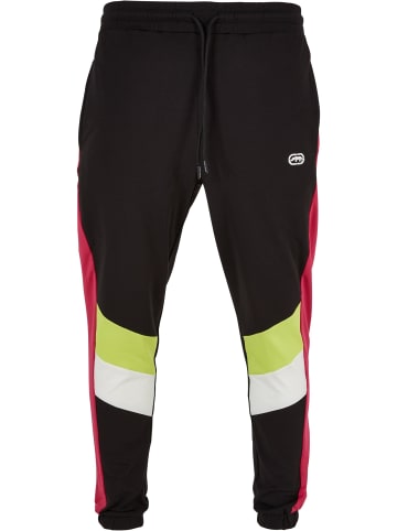 Ecko Unltd. Jogginghose in black/red/lime/white