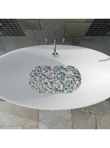 relaxdays Badewannenmatte in Natur - (B)36 x (T)68 cm