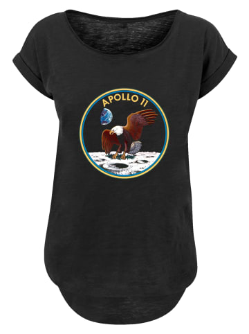 F4NT4STIC Long Cut T-Shirt NASA Apollo 11 Mission Badge in schwarz