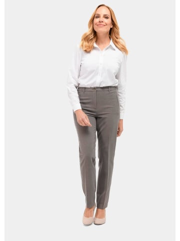 GOLDNER Kurzgröße:  Flanellhose ANNA Angenehm weiche Flanell-Hose ANNA in taupe