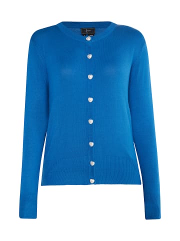 faina Strick Cardigan in Blau