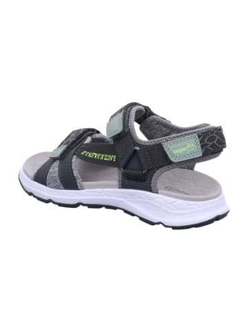 superfit Jungen Sandalen Criss Cross in Grau