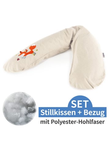 Theraline Stillkissen Das Original mit Polyesterhohlfaser-Füllung in beige,motiv