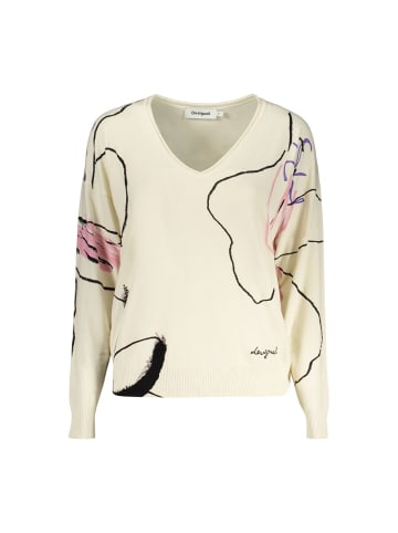 Desigual Weiß Viskose Damen Pullover