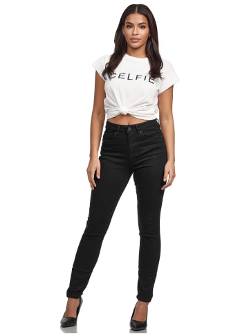 Tazzio Jeans "F107" - Skinny Fit - in Schwarz