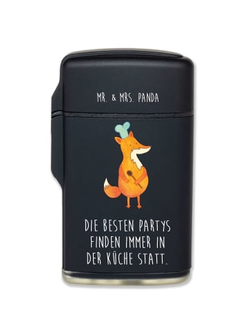 Mr. & Mrs. Panda Feuerzeug Bedruckt Fuchs Koch mit Spruch in Schwarz