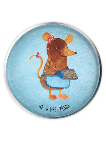 Mr. & Mrs. Panda Stöpsel Waschbecken Maus Kekse ohne Spruch in Eisblau