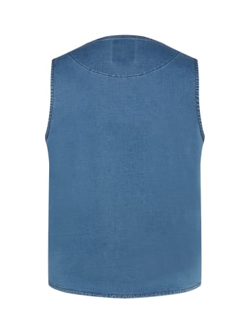 JP1880 Steppweste in bleached denim