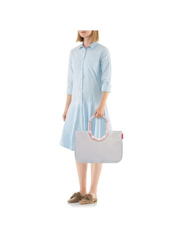 Reisenthel loopshopper M / Shopper 40 cm (teddy leo olive) in frame twist sky rose