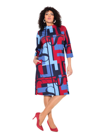 Ulla Popken Jerseykleid in rubinrot