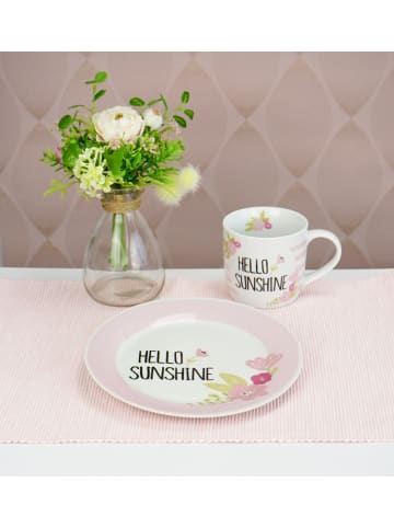 Geda Labels Teller Hello Sunshine in Rosa - 20cm