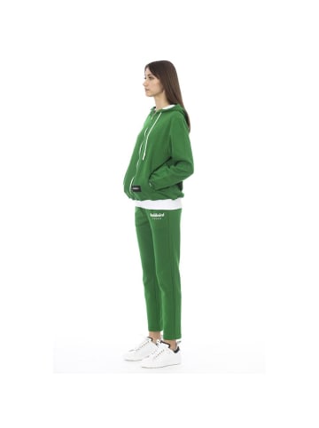 Baldinini Trend Zweifarbig Grün Baumwolle Damen Pullover