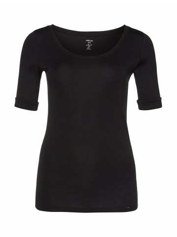 MARC CAIN Rundhals T-Shirt für Damen in schwarz