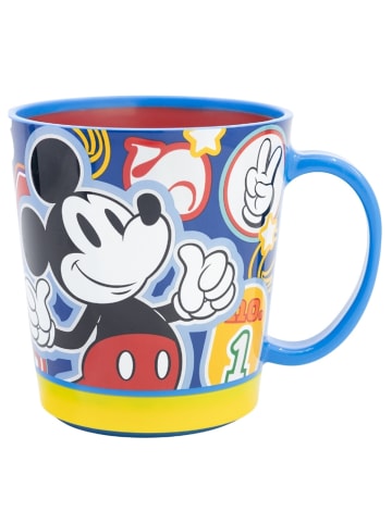 Disney Mickey Mouse Kippsicher Trinkbecher PP 410 ml – Drop Safe Plastikbecher in Mehrfarbig