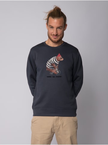 wat? Apparel Sweatshirt Tour de Franz in India Ink Grey