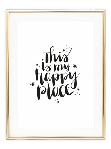 Tales by Jen Poster / Kunstdruck "This is my happy place" I Ohne Rahmen