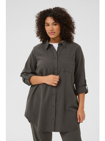 KAFFE curve Tunika KCnana Loose fit in Black Oyster