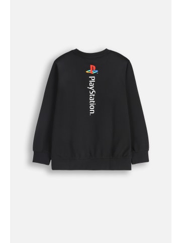 Coccodrillo Baumwoll-Sweatshirt in schwarz