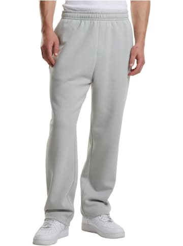 Urban Classics Jogginghose FLUFFY TRACKPANTS comfort/relaxed in Grau