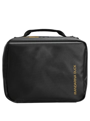 Mandarina Duck Eco Coated - Kulturbeutel 21.5 cm (duck yellow) in schwarz