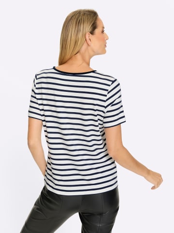 Heine Ringelshirt in weiß-marine-geringelt