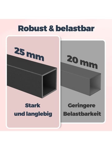 SONGMICS Flaschenregal Barnet in Schwarz - (B)55 x (H)116.1 x (T)36 cm