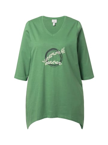 Ulla Popken Longshirt in moosgrün