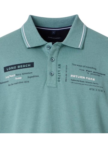 CASAMODA Polo-Shirt in Türkis