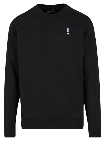 Mister Tee Mister Tee King Sign EMB Light Crew Sweatshirt in black