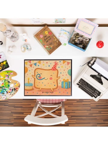 Mr. & Mrs. Panda Tischunterlage Toast Party Design ohne Spruch in Weiß