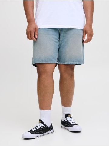 JACK & JONES PLUS Jeans-Shorts in Blue Denim
