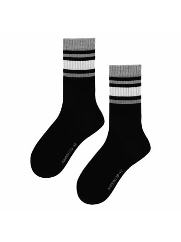 Hudson Socken Line gemustert in Black