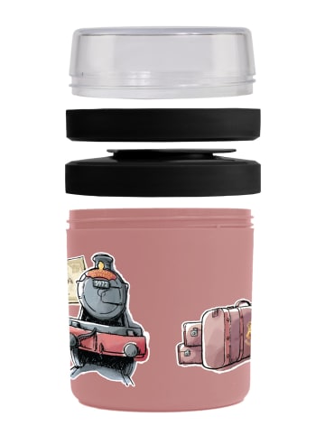 Geda Labels Food to go Becher HP Hogwarts Express Watercolor in Rosa - 500ml