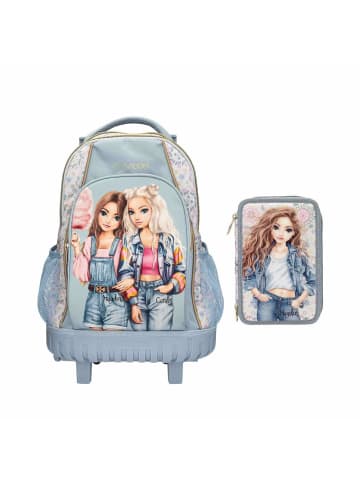 Schul-Set Trolley FESTIVAL FUN TOPModel in Hellblau
