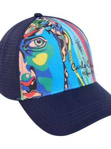 Carlo Colucci Trucker Cap De Zen in Navy