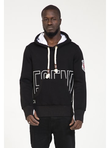PLUS EIGHTEEN Herren Kapuzenpullover in Schwarz