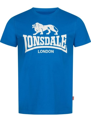 Lonsdale T-Shirt "Logo T-Shirt normale Passform" in Blau
