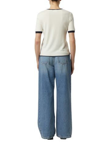 comma Strickshirt in ecru - 0001