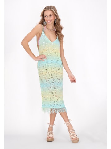 IZIA Women Dress in green multicolor
