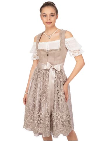 MarJo Mididirndl GABI in taupe