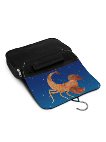 Mr. & Mrs. Panda Kulturbeutel Sternzeichen Skorpion ohne Spruch in Sternenhimmel Blau