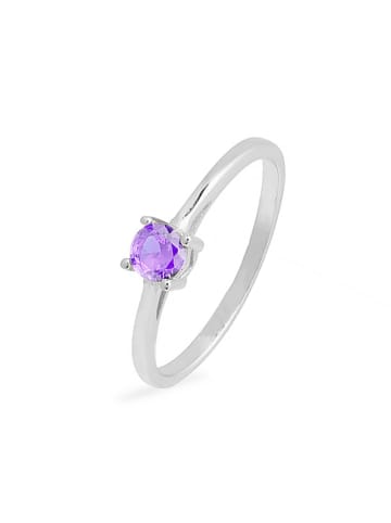 Luxenter Ring Otieno aus 925er Sterlingsilber-Otieno purple
