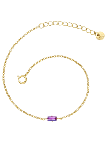 Glanzstücke München Armband Sterling Silber Zirkonia in gelbgold