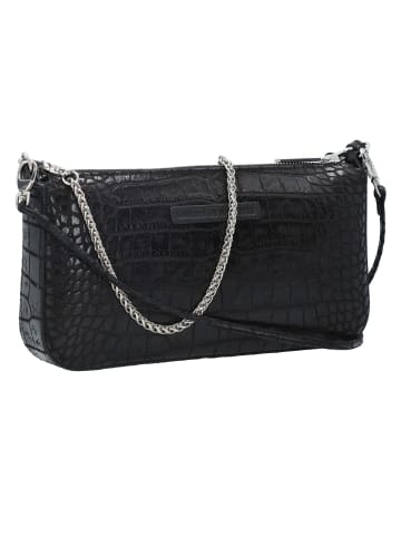 PICARD Auguri Auguri Schultertasche Leder 26 cm in black