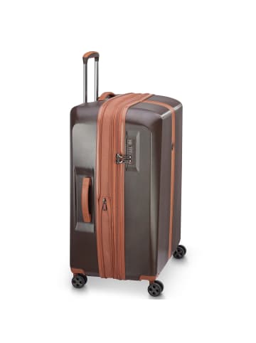 Delsey Promenade Hard 2.0 4-Rollen Trolley 76 cm in schokolade