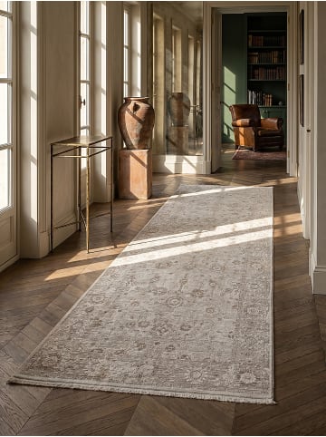 KADIMA DESIGN Kurzflorteppich Orientalisch pflegeleicht Wohnzimmer Schlafzimmer Flur in Beige