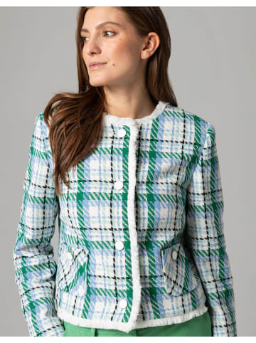 More & More Karoblazer in coloured maxi check